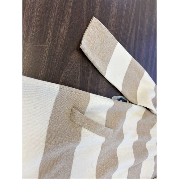 J. Crew Women's Beige And Ivory Collarless Open Cardigan With Pockets NWT MP - Picture 3 of 9